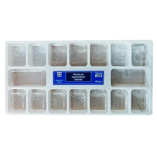 Transparent Crowns 40 Pcs Premolar No. 1.911P
