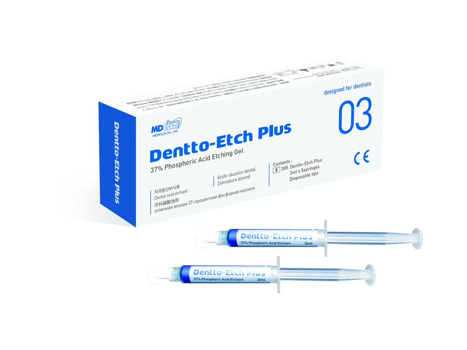 Dentto-Etch Plus Gel type dental etching agent