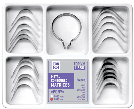 Metal contoured matrices "Pony"  24 pcs. 1.350