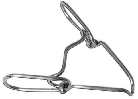 Springclip for saddle matrices